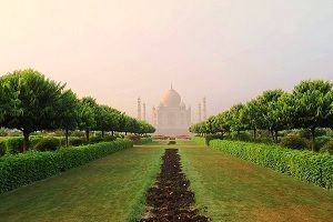 View of Taj Mahal from Mehtab Bagh Agra