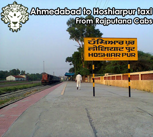 Agra to Hoshiarpur taxi from Rajputana Cabs