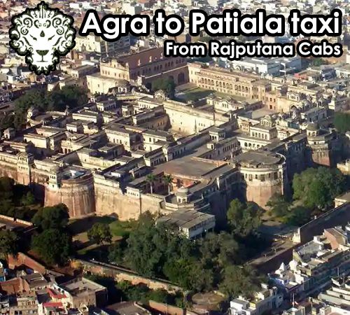 Agra to Patiala Taxi from Rajputana Cabs