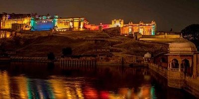 Amber fort night view