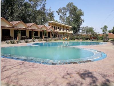 Kanchan Kesari Village Resort pool Jaipur