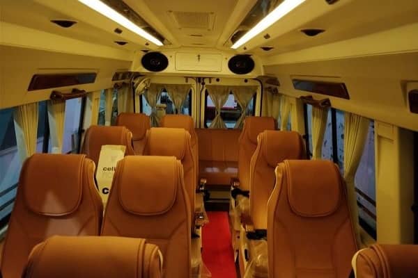 16 seater tempo traveller view