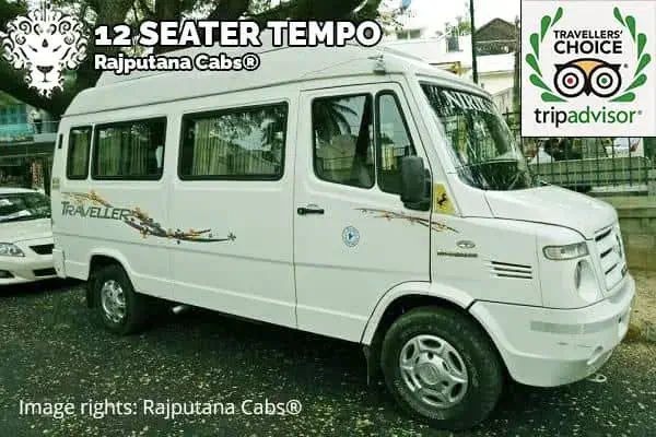 tempo traveller 12 seater rc