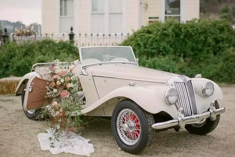 vintage car design view